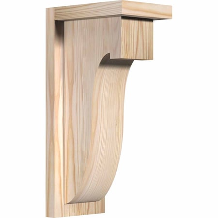 Ekena Millwork Del Monte Smooth Corbel w/Backplate, Douglas Fir, 5 1/2"W x 8"D x 16"H COR06X08X16DEL01SDF